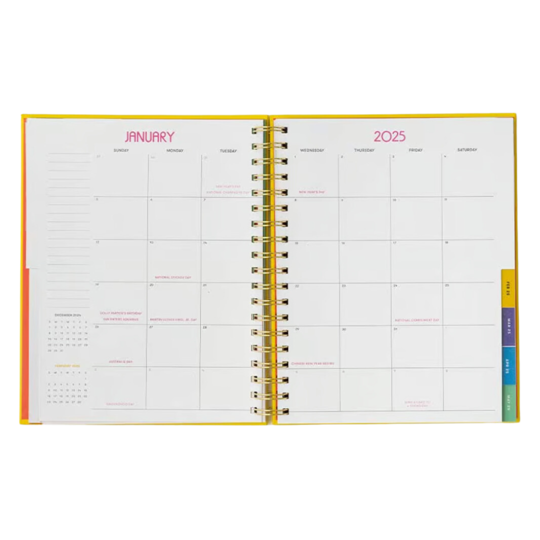 Large 12-Month Annual Planner - Let Me Write That Down