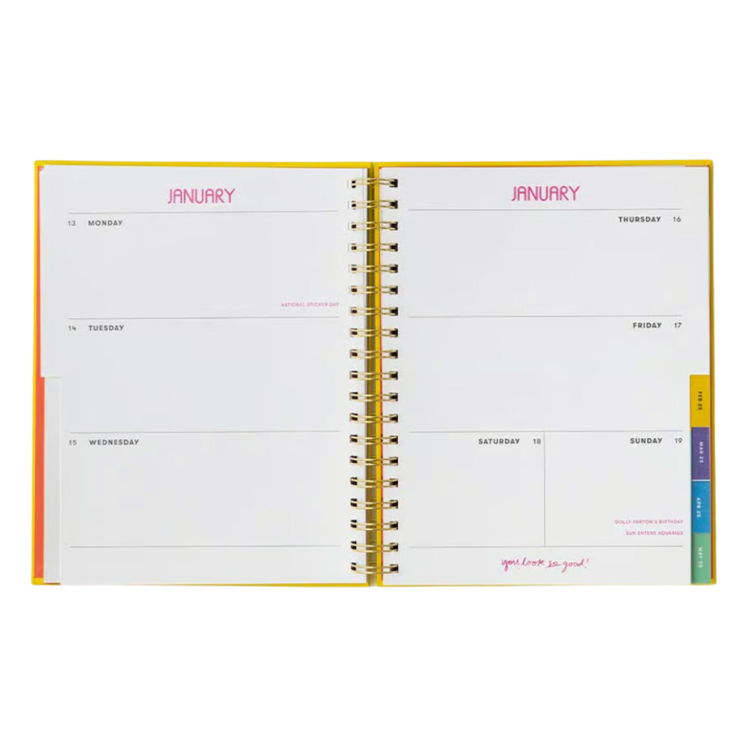 Large 12-Month Annual Planner - Let Me Write That Down
