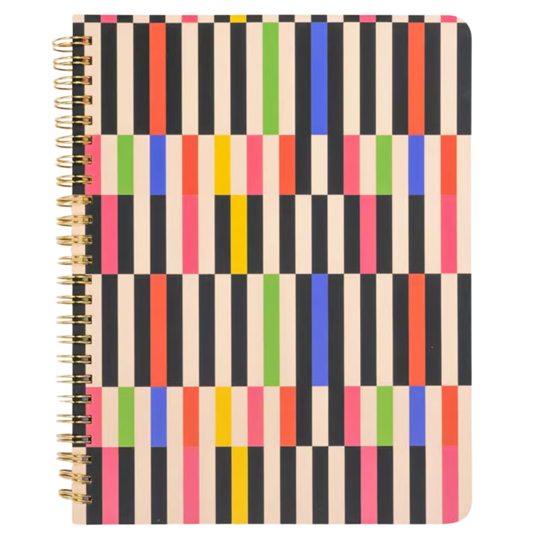 Rough Draft Mini Notebook - Mid Century Stripe
