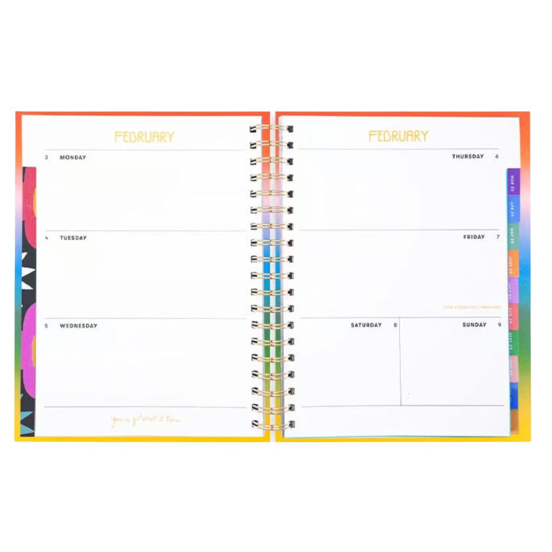 Medium 12-Month Soft Cover Annual Planner - Only The Good Stuff
