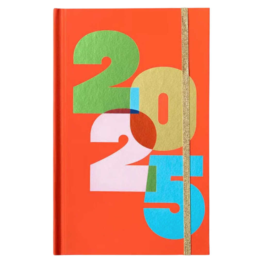 Classic 12-Month Annual Planner - Colorblock