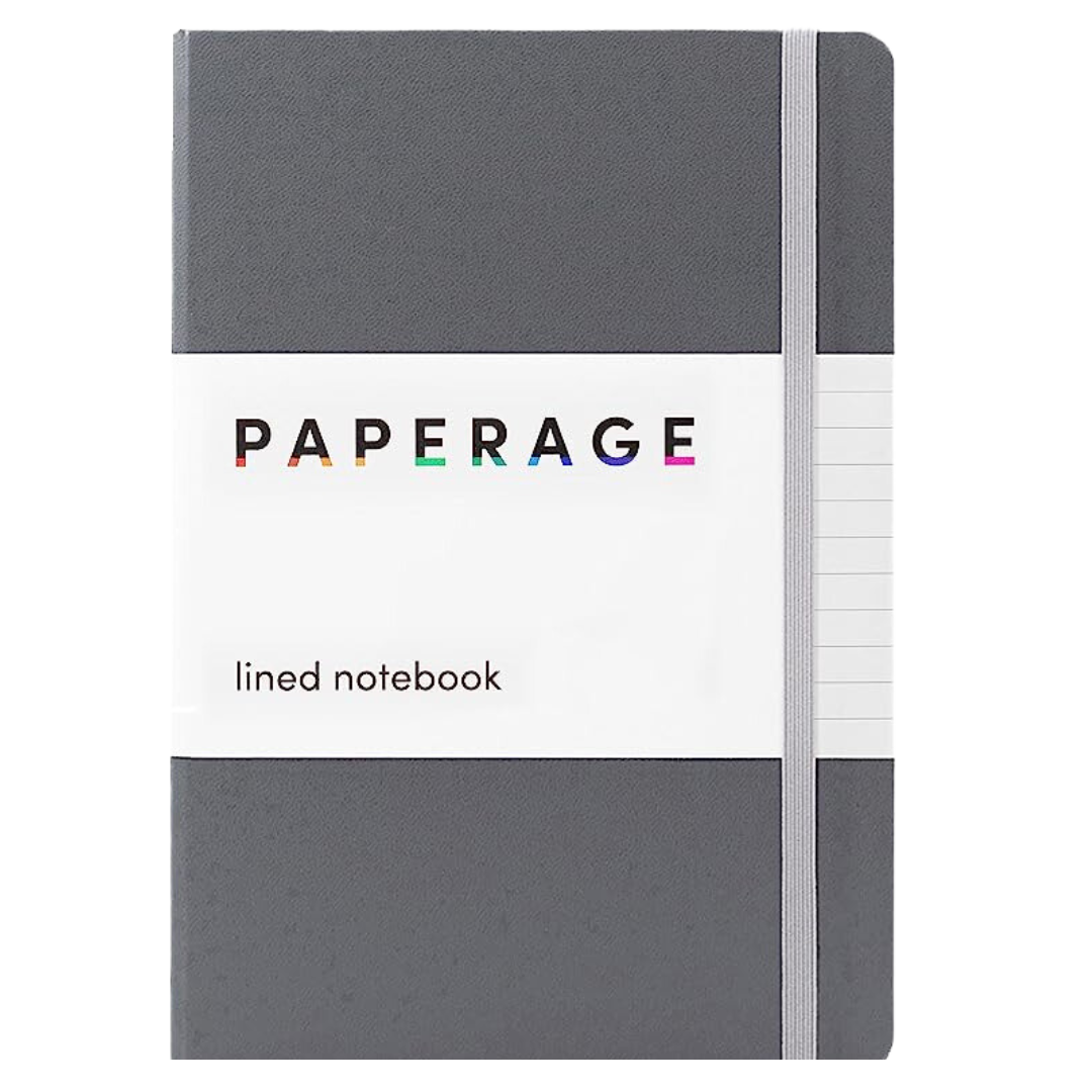 Lined Journal Notebook - Gris