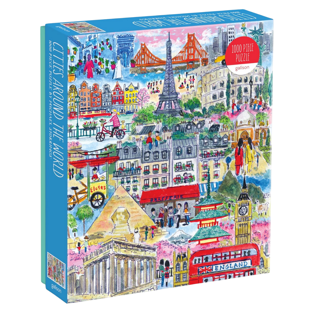 Galison Cities Around The World – 1000 Piece Puzzle
