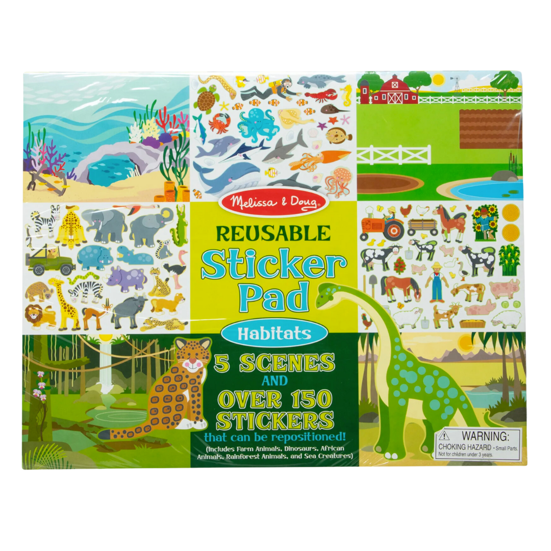Reusable Sticker Pad - Habitats