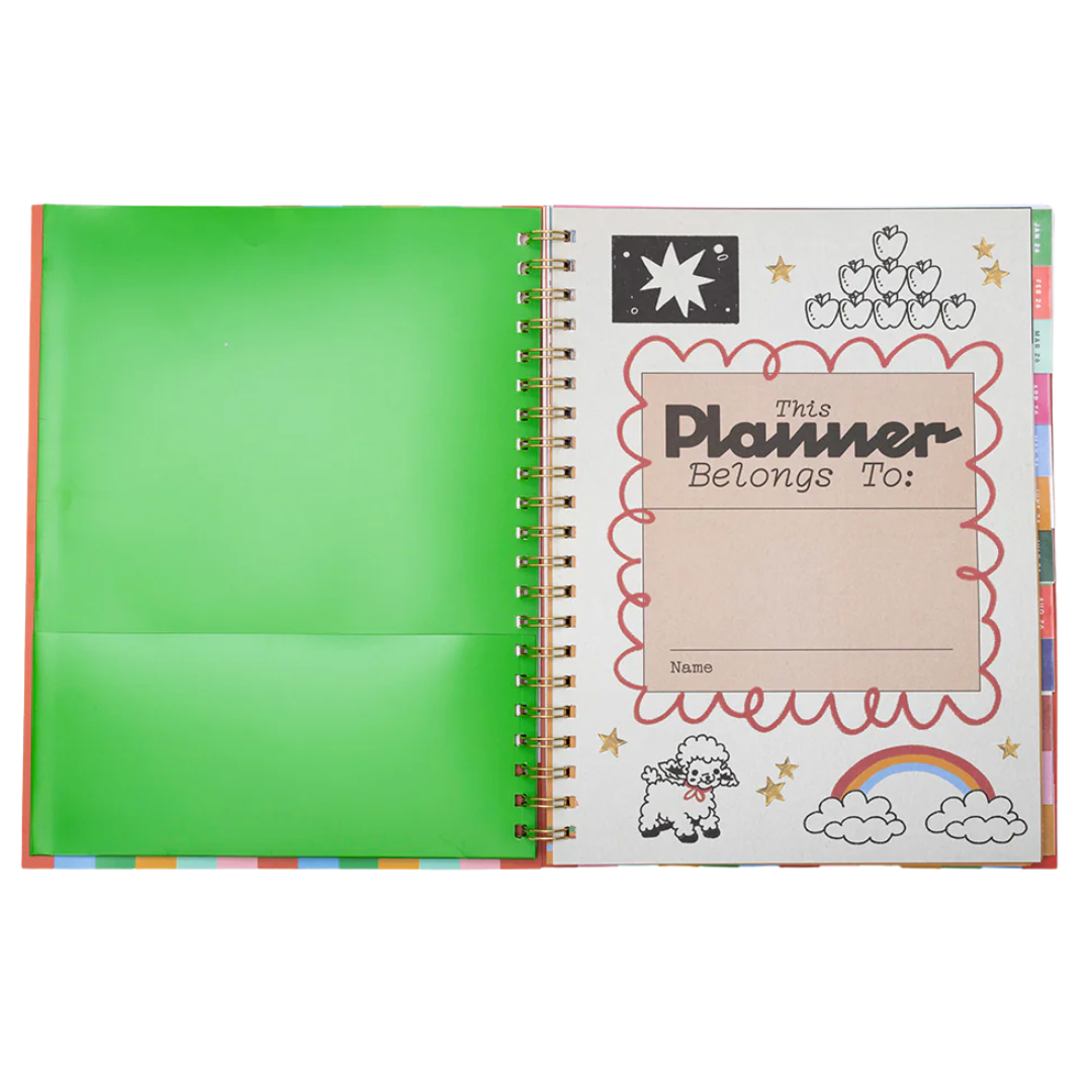 12 Month Soft Cover Large Planner 2026 - A Work of Art