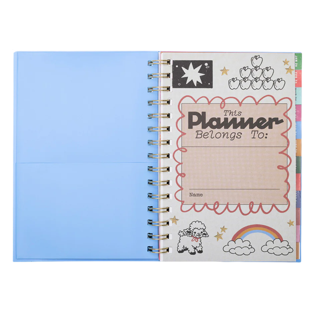 12-Month Soft Cover Annual Planner 2026 - Let's have some fun