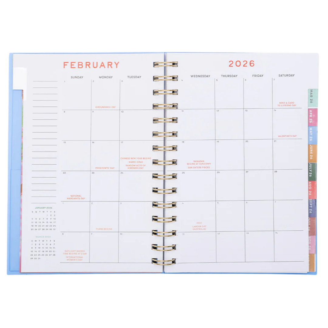 12-Month Soft Cover Annual Planner 2026 - Let's have some fun