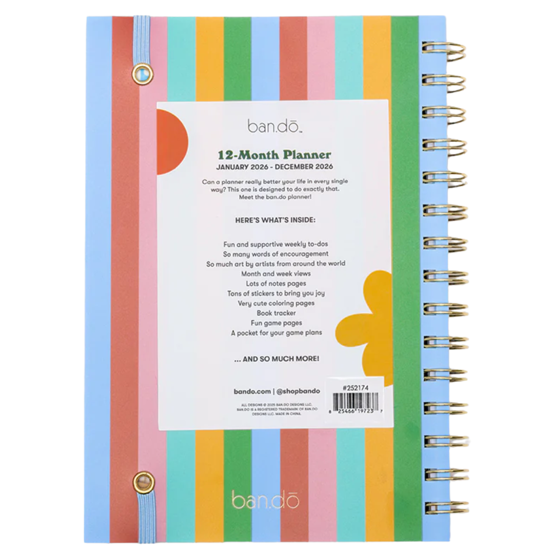 12-Month Soft Cover Annual Planner 2026 - Let's have some fun