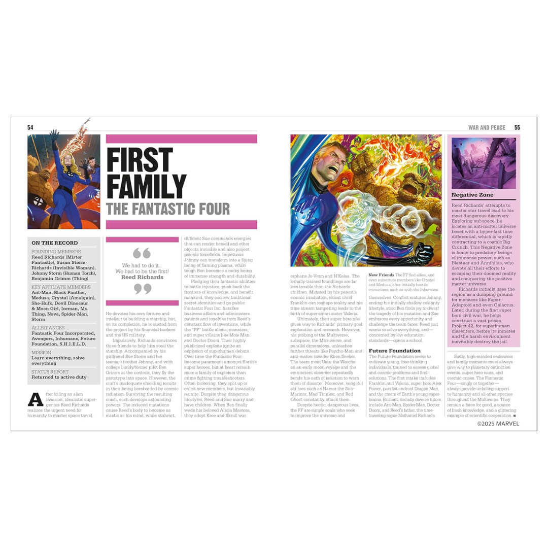 The Marvel Book: Expand Your Knowledge of the a Vast Comics Universe