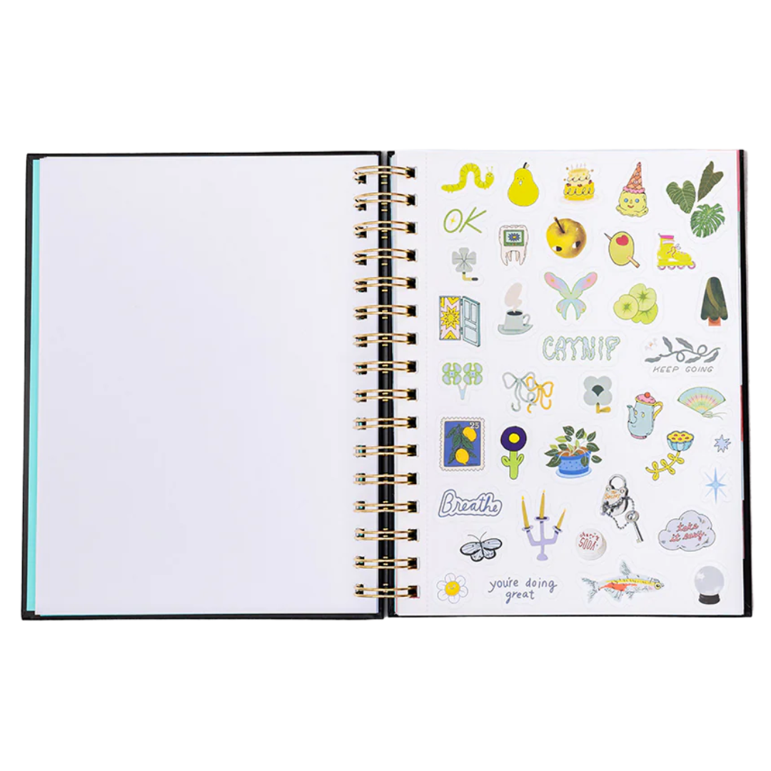 12 Month Medium Planner 2026 - Green Plaid