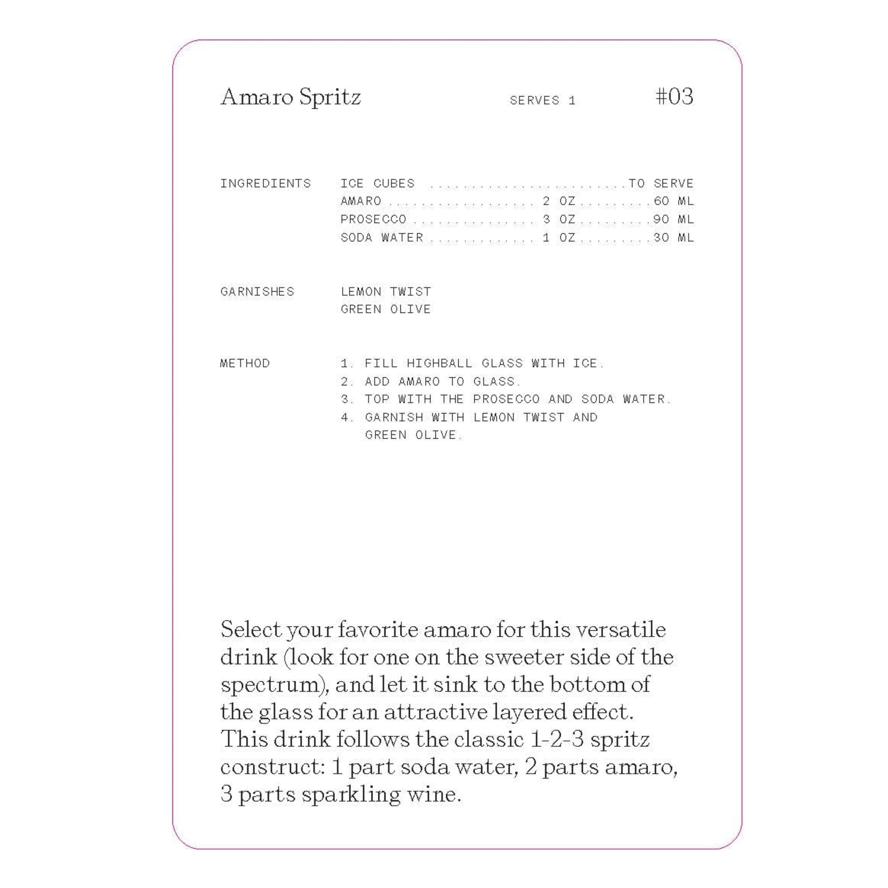 The Cocktail Cabinet: Spritz: The Essential Drinks Every Spritz Lover Should Know
