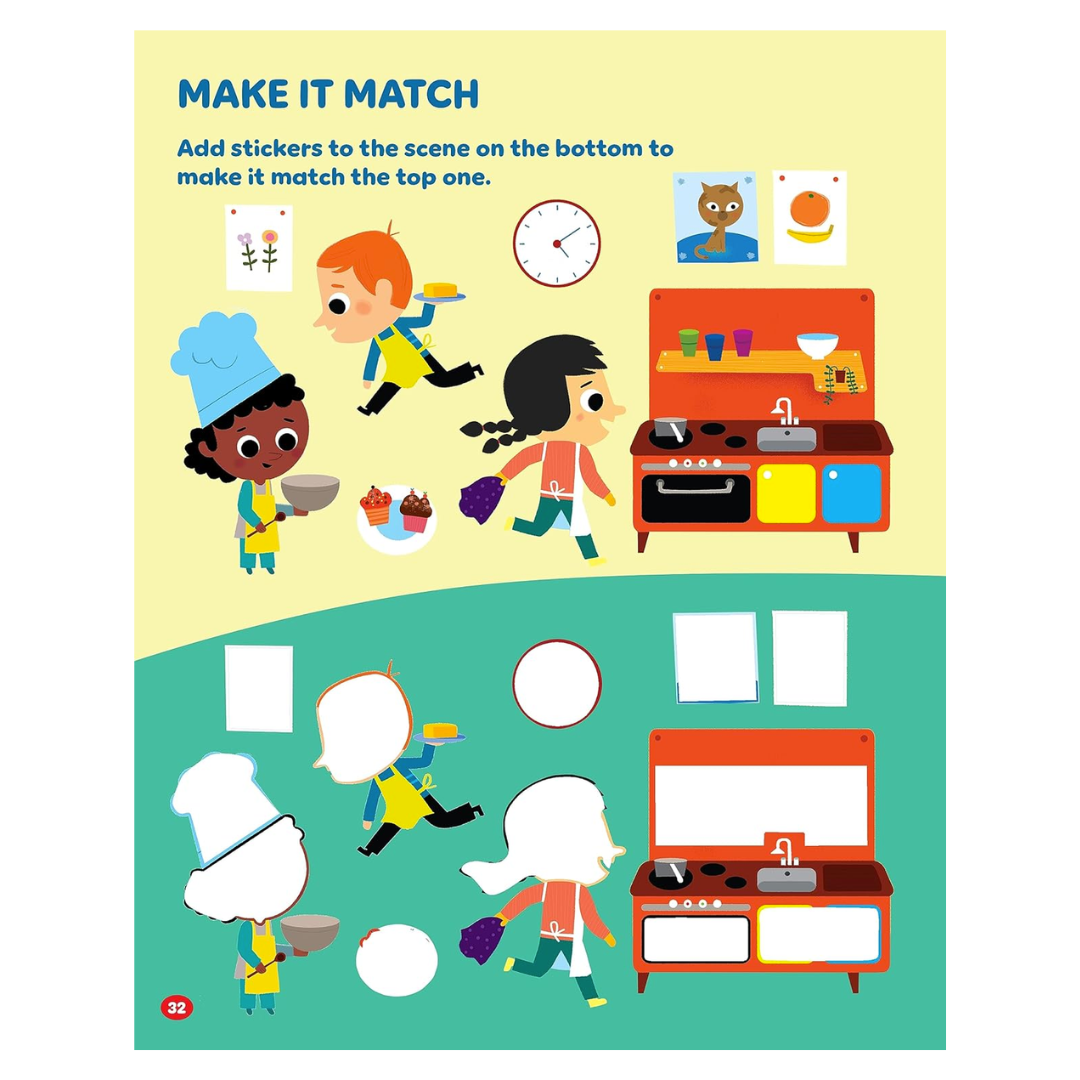 Toddler Sticker Activity Book with 500+ Stickers