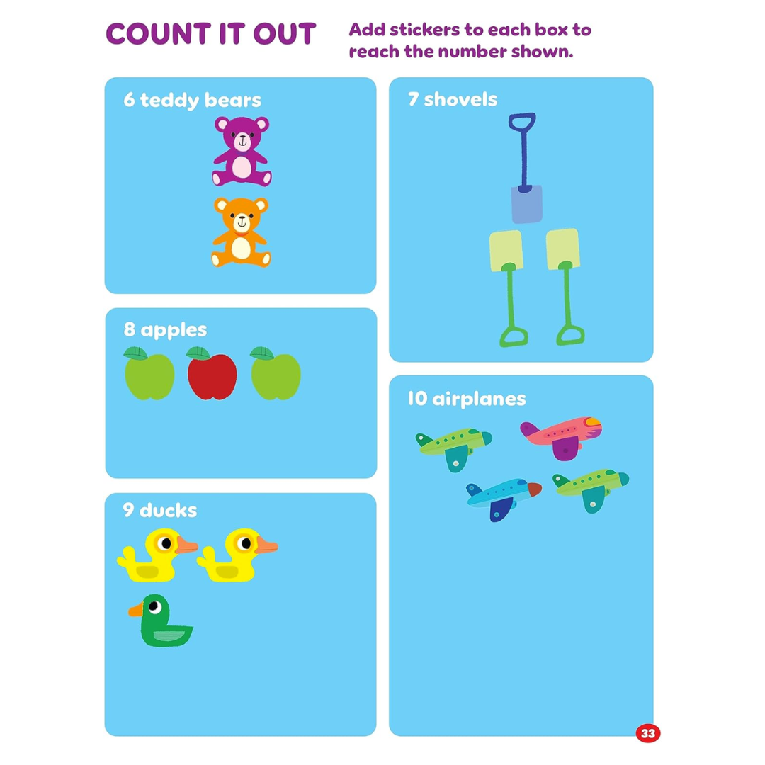 Toddler Sticker Activity Book with 500+ Stickers