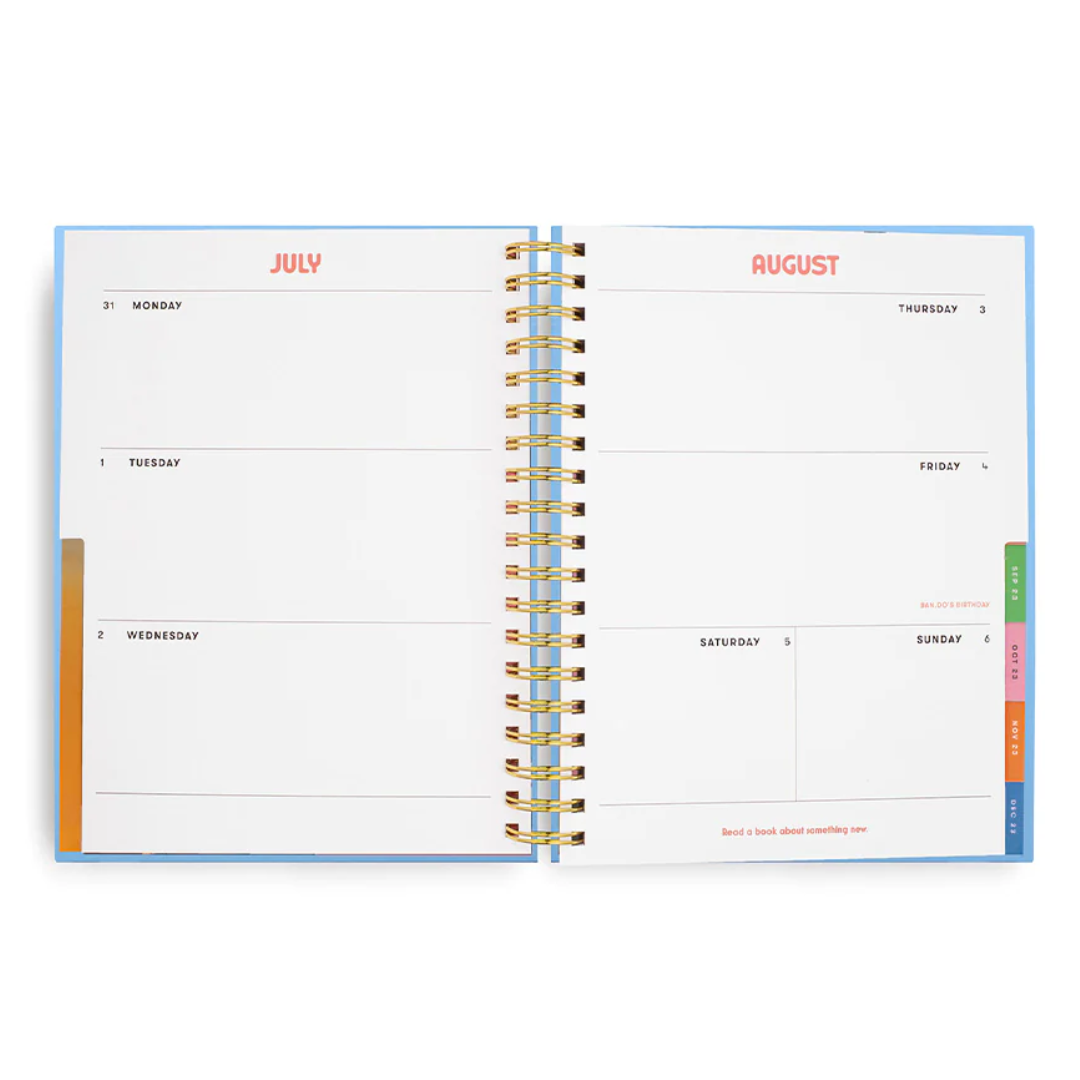 Large 12-month annual planner - The Best is Yet to Come