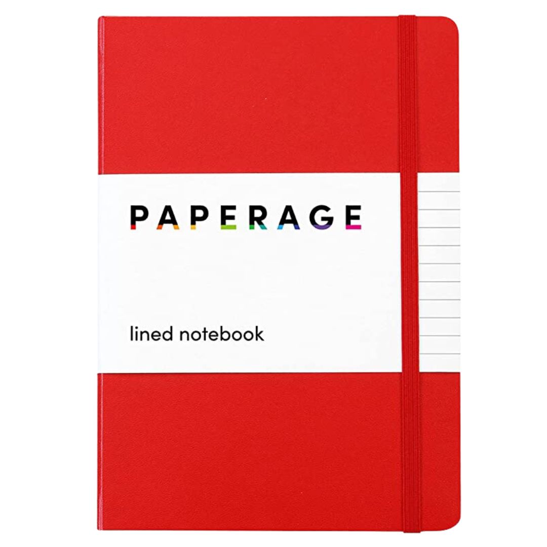 Lined Journal Notebook - Rojo