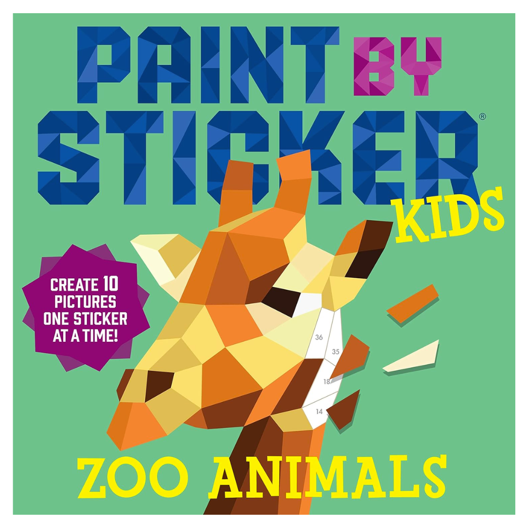 Paint by Sticker Kids: Zoo Animals