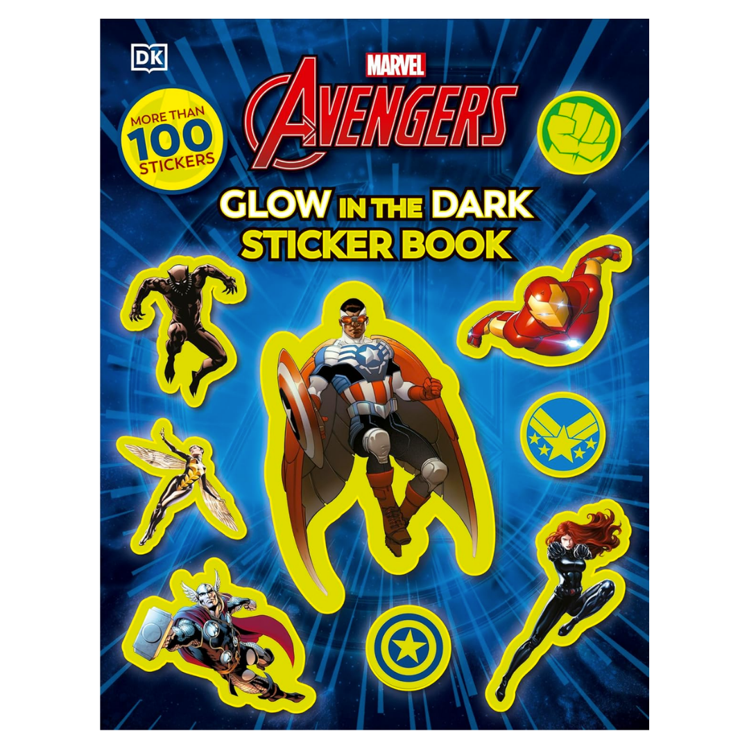 Marvel Avengers Glow in the Dark Sticker Book