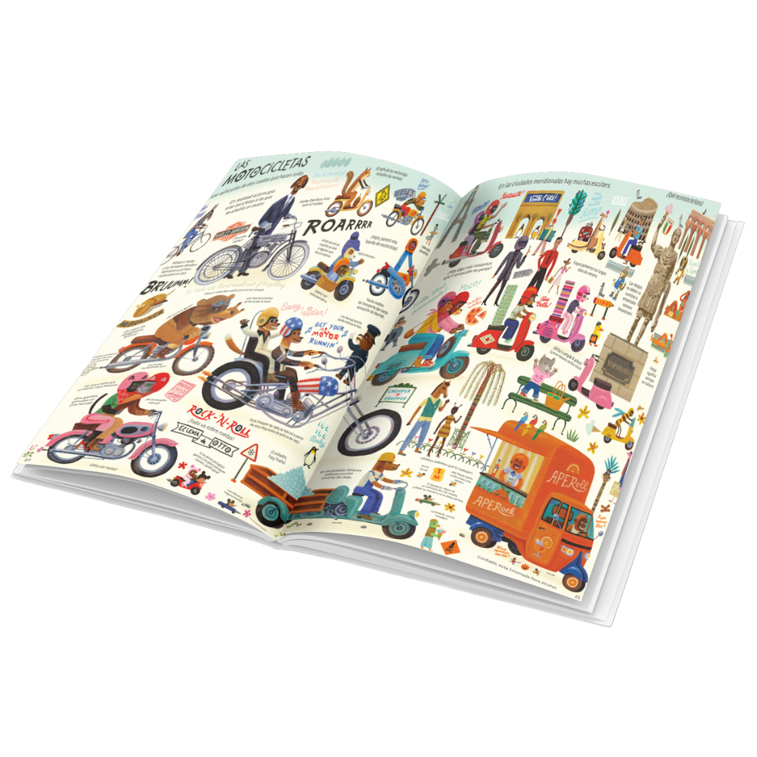 El libro más divertido de todos los vehículos