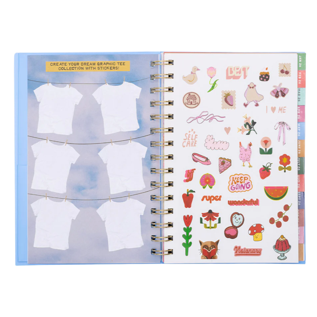 12-Month Soft Cover Annual Planner 2026 - Let's have some fun