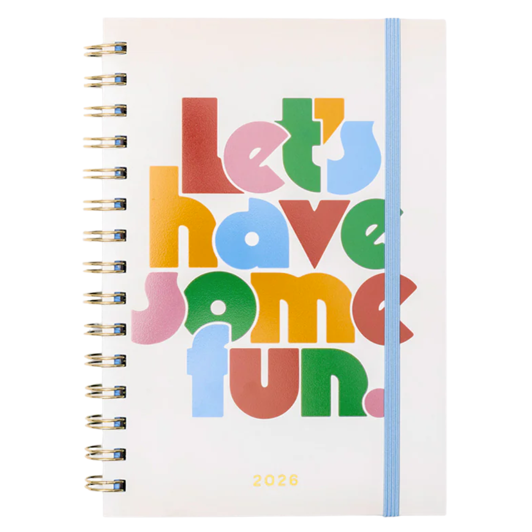 12-Month Soft Cover Annual Planner 2026 - Let's have some fun