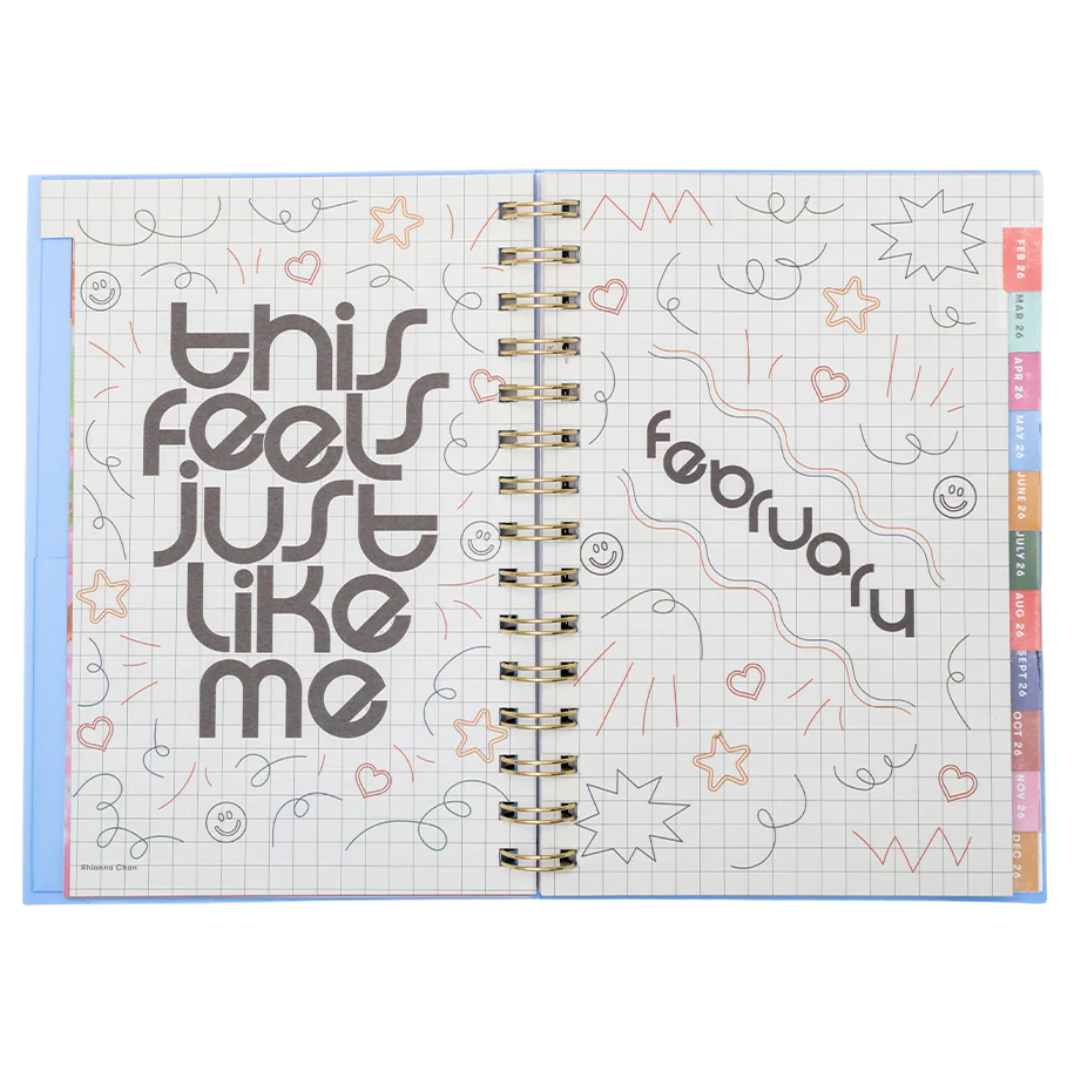 12-Month Soft Cover Annual Planner 2026 - Let's have some fun