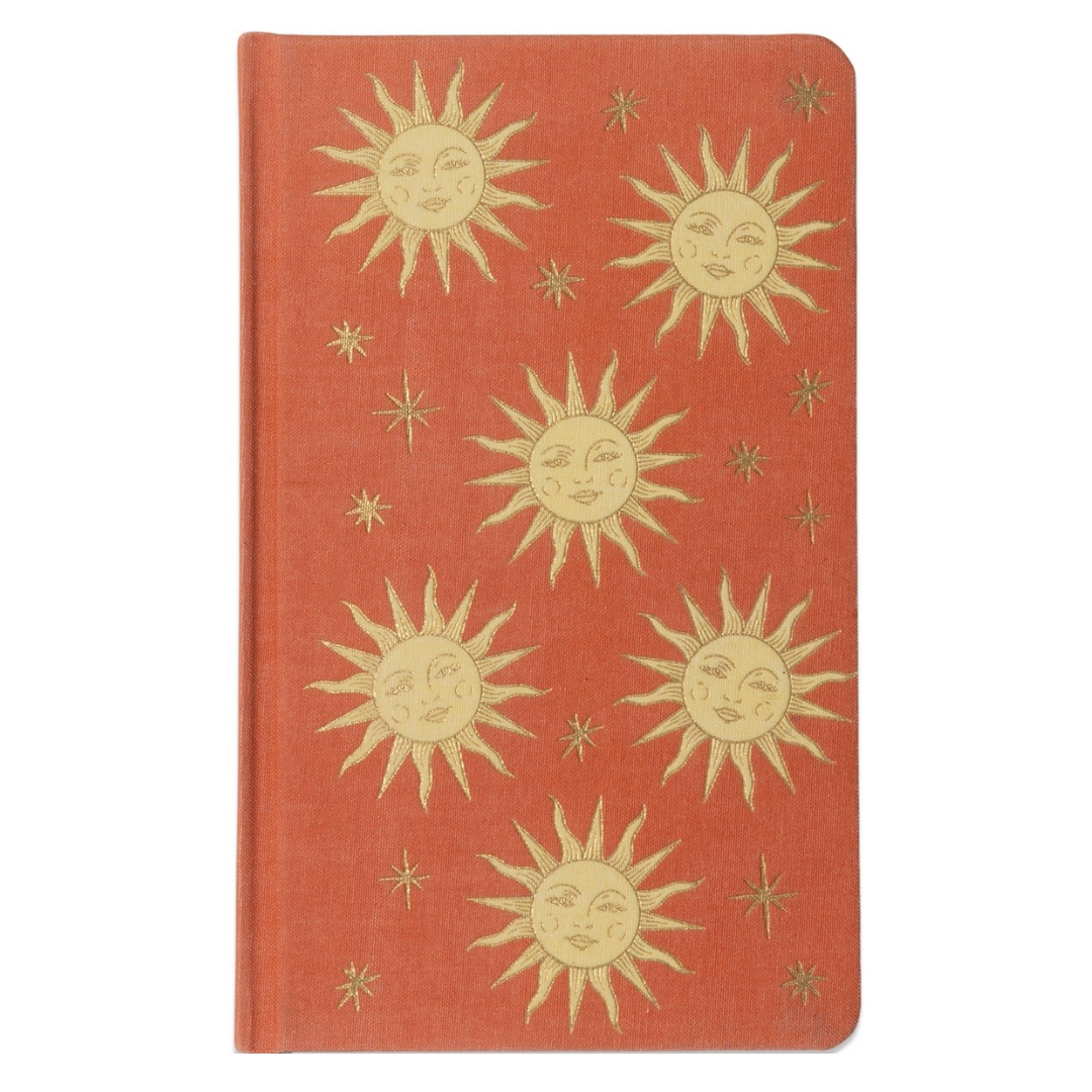 Cloth Covered Journal - Terracotta Sun