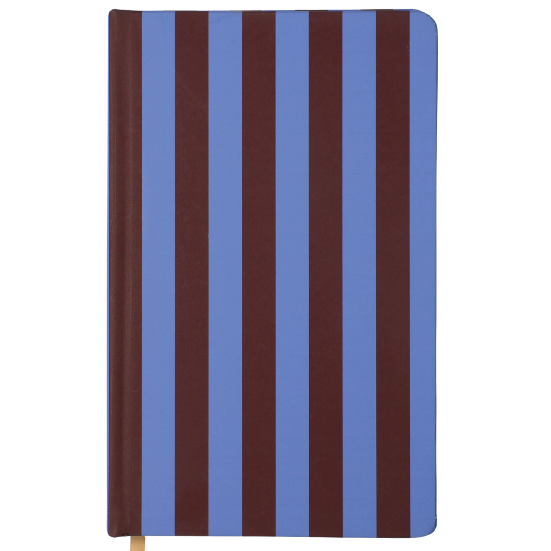 Soft Touch Journal - Purple + Nutmeg Stripe