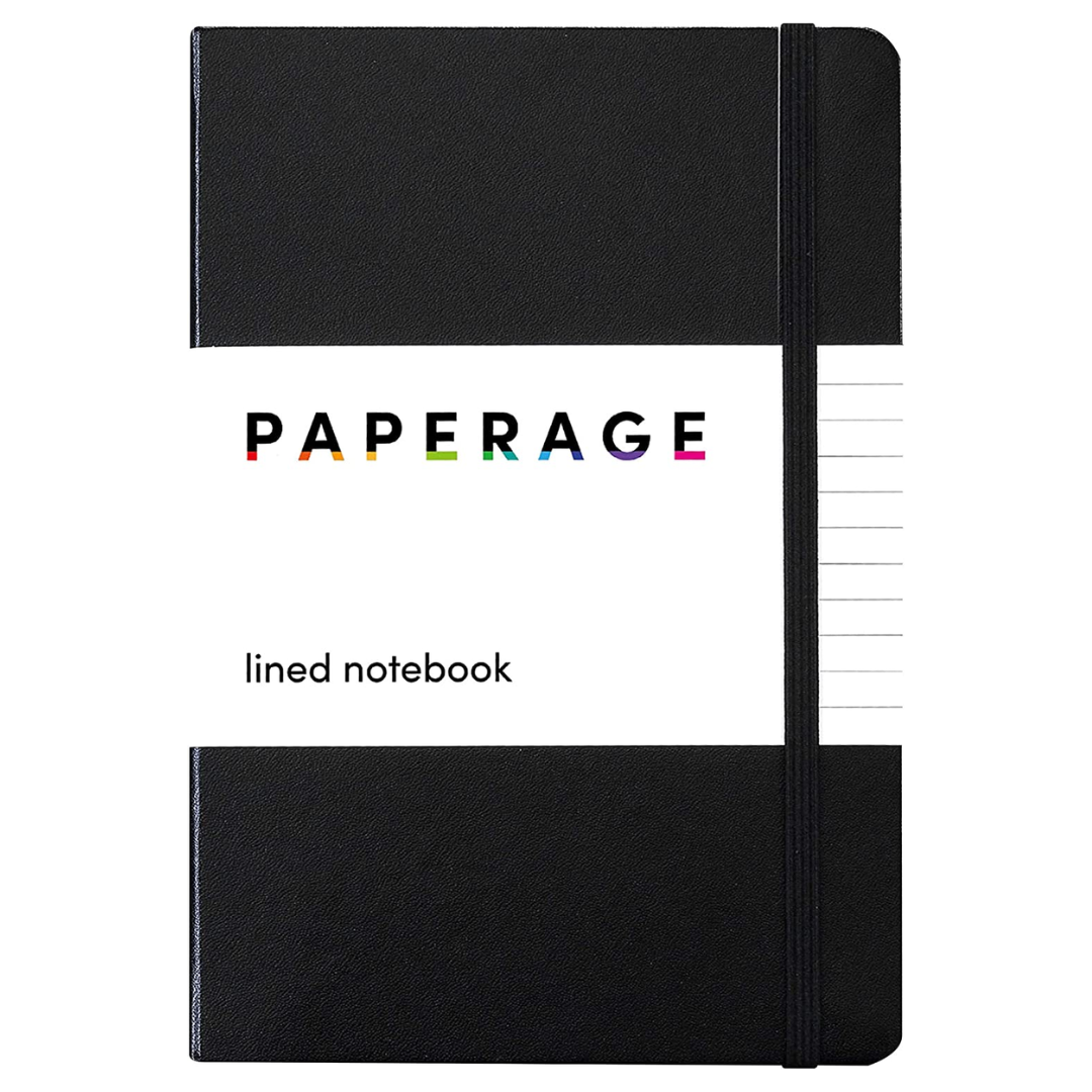 Lined Journal Notebook - Negro